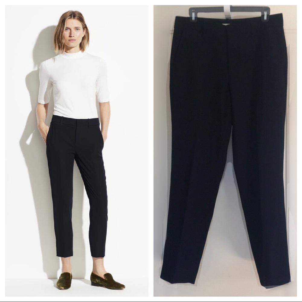 Vince tapered trousers coastal blue size 10